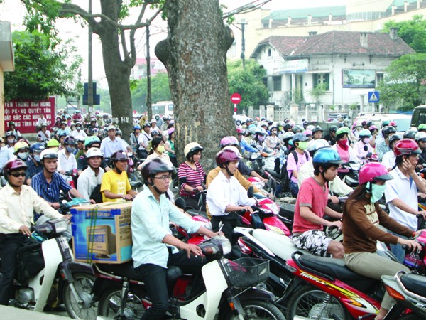 Sẽ cấm xe máy tại các đô thị lớn