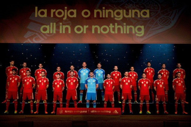 'Kỷ nguyên vàng' trên áo đấu Tây Ban Nha
