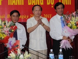 Ông Trần Cẩm Tú giữ chức Bí thư Tỉnh ủy Thái Bình