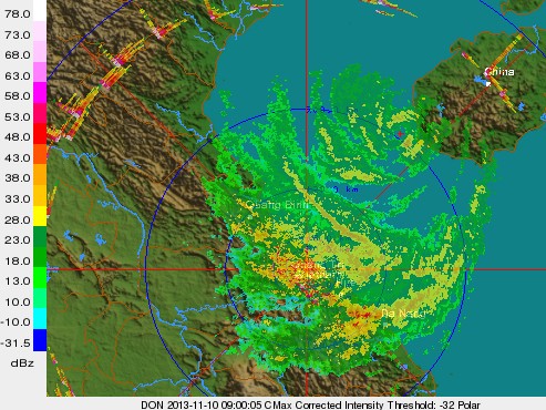 ‘Chụp cắt lớp’ bão số 14 đang di chuyển lên phía bắc
