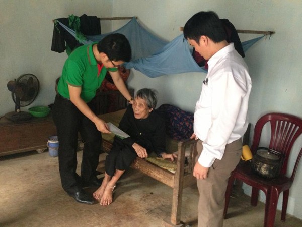 Tuổi trẻ Vietcombank Hà Tĩnh hành động vì người nghèo