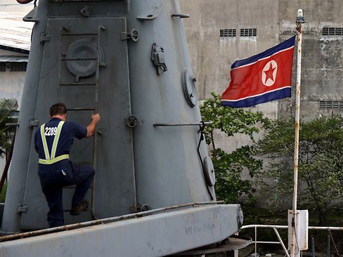 Tàu Triều Tiên bị bắt ở Panama