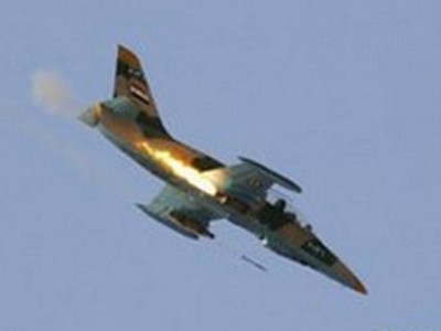 Máy bay quân sự rơi gần thủ đô Syria