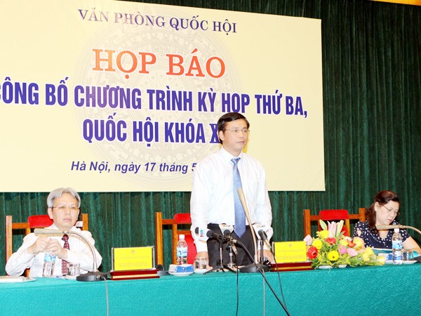 VPQH cho biết, hiện chưa rõ bộ trưởng nào sẽ trả lời chất vấn tại kỳ họp Ảnh: TTXVN