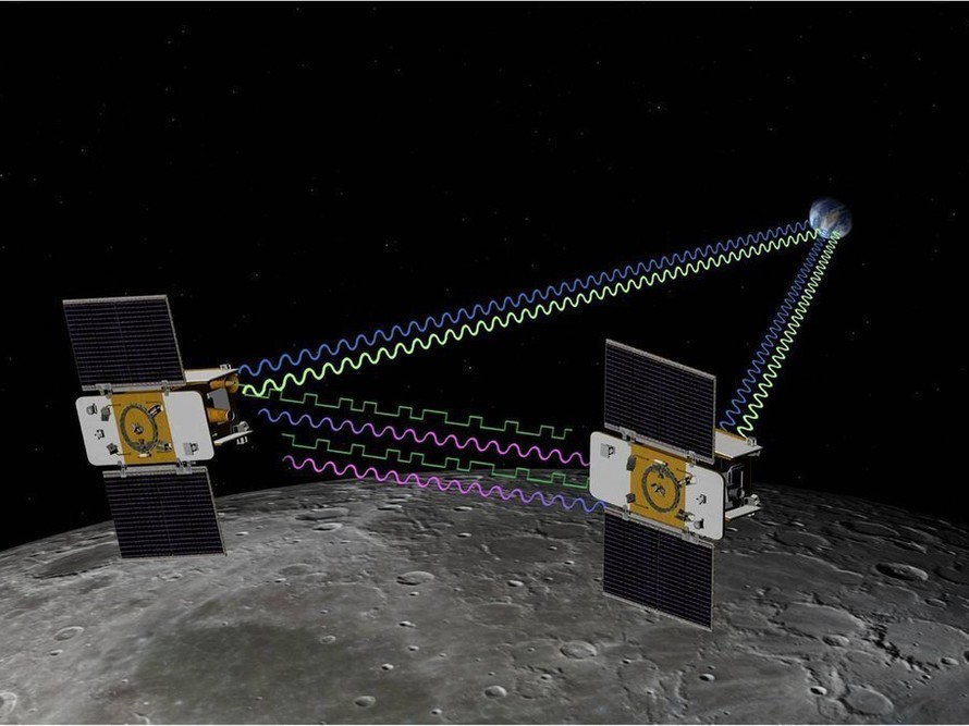 Hai vệ tinh lao xuống Mặt trăng