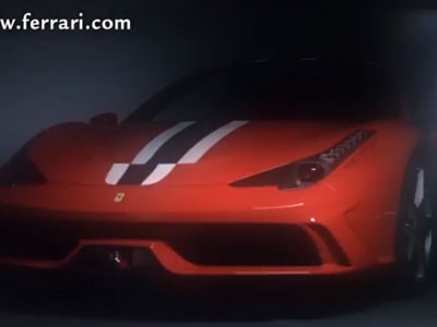 Video Ferrari 458 Speciale tạo dáng