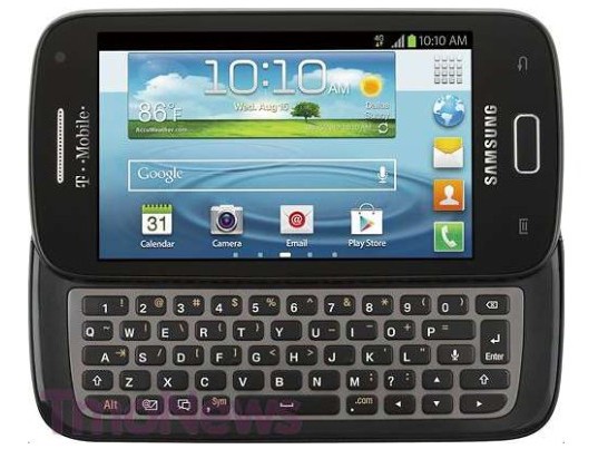 Samsung Galaxy S3 có bàn phím QWERTY