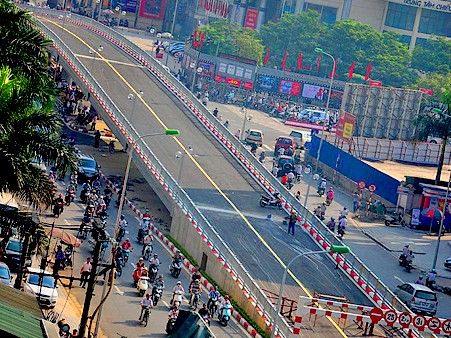 Ngày 14-11, thông xe cầu vượt Lê Văn Lương - Láng (Hà Nội)