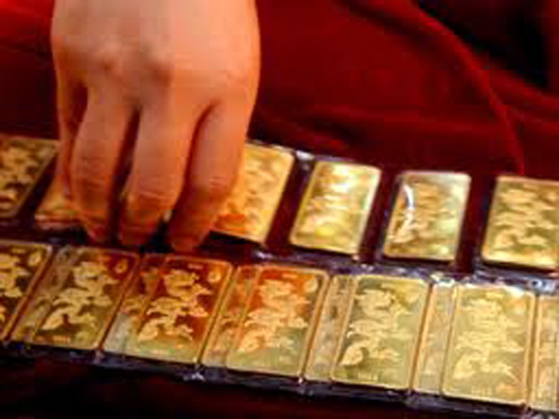 Giá vàng tăng 70.000 đồng một lượng