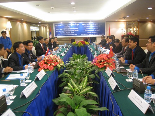 Đoàn Thanh niên Việt – Lào thỏa thuận nhiều hợp tác quan trọng
