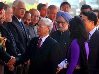Ấn Độ tổ chức lễ đón Tổng Bí thư theo nghi thức cao nhất