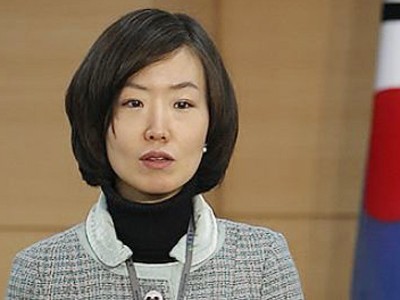 Bà Lee Jong-ju - Phát ngôn viên Bộ Thống nhất Hàn Quốc Ảnh: www.presstv.ir