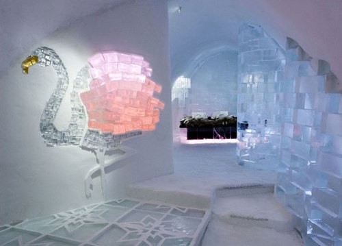 Khách sạn băng tuyết đẹp long lanh ở Thụy Điển