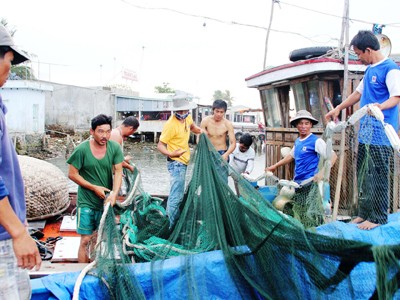Ngư dân Quảng Nam sẽ tự tin hơn khi có Tổ hợp tác sản xuất và Quỹ Hỗ trợ ngư dân Ảnh: N.T