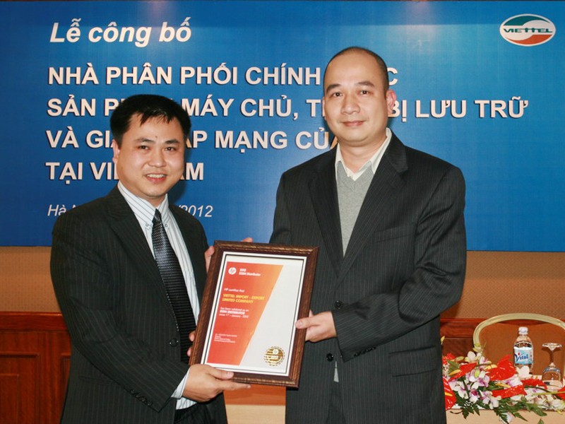 Viettel là nhà phân phối sản phẩm của HP Việt Nam