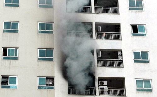 Hà Nội: Lại cháy chung cư tại Trung Hòa-Nhân Chính