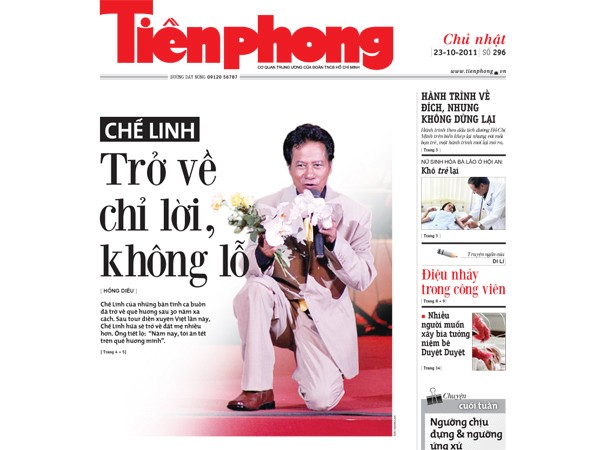 Tìm đọc báo Tiền Phong hôm nay