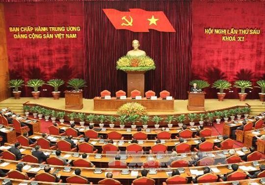 Bế mạc Hội nghị lần thứ sáu Ban Chấp hành Trung ương Đảng khoá XI