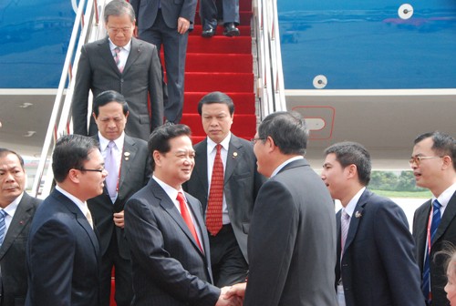 Thủ tướng Nguyễn Tấn Dũng đến Nam Ninh