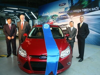 Ford Focus mới đầu tiên xuất xưởng tại Hải Dương