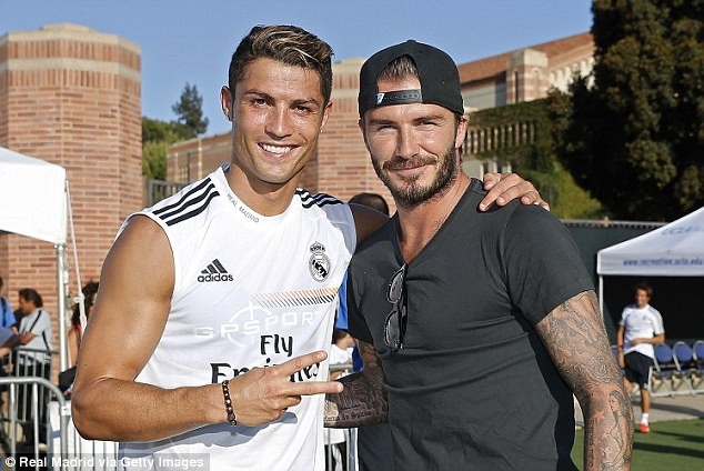 Beckham và đàn em Ronaldo hội ngộ trên đất Mỹ