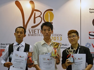 Người pha chế cà phê giỏi nhất Việt Nam 2013