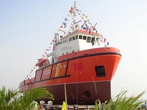 Xây sàn nâng tàu lớn nhất châu Á gần Hải Phòng