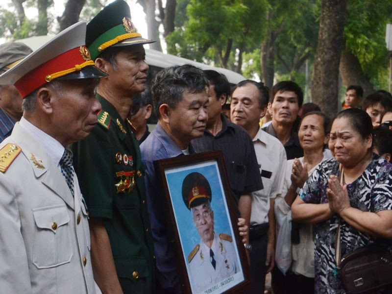 Hơn 100 người con Quảng Bình về Thủ đô tiễn biệt Đại tướng