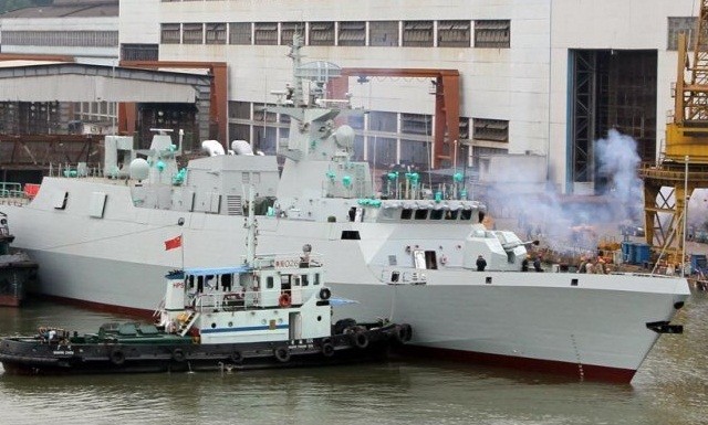 Trung Quốc hạ thủy tàu khu trục tàng hình