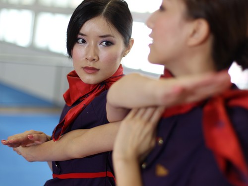 'Tuyệt đỉnh Kung-fu' của nữ tiếp viên Hong Kong Airlines