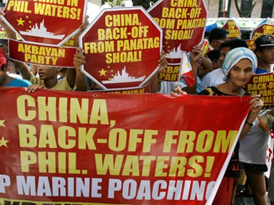 Dân Philippines biểu tình phản đối Trung Quốc