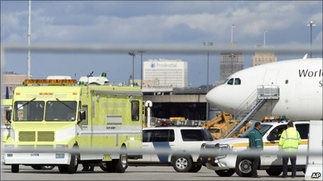 Phát hiện chất gây nổ trên máy bay tới Mỹ