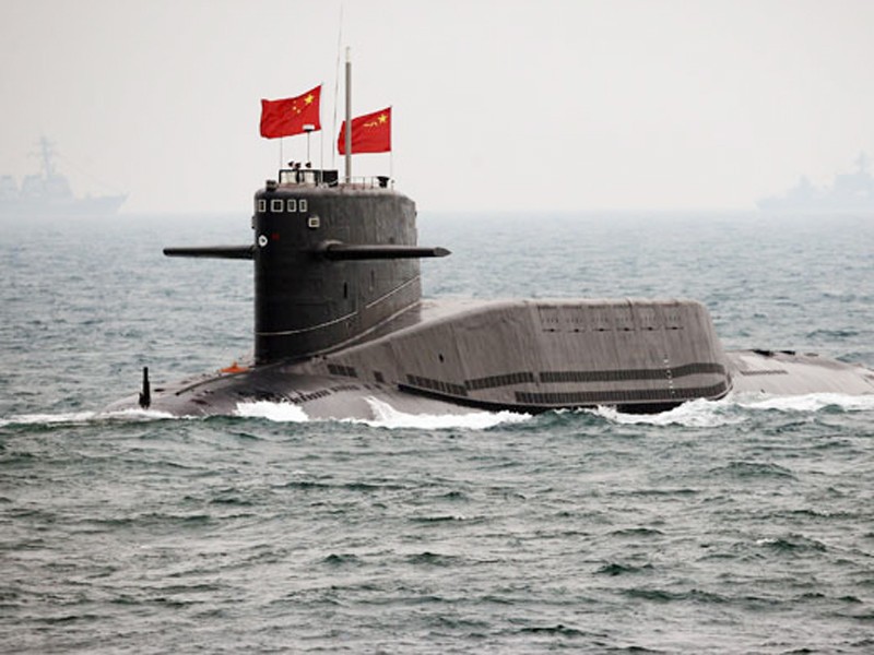 (Theo báo Hàn Quốc Chosun Ilbo) Tàu ngầm Trung Quốc Ảnh: China Law & Policy