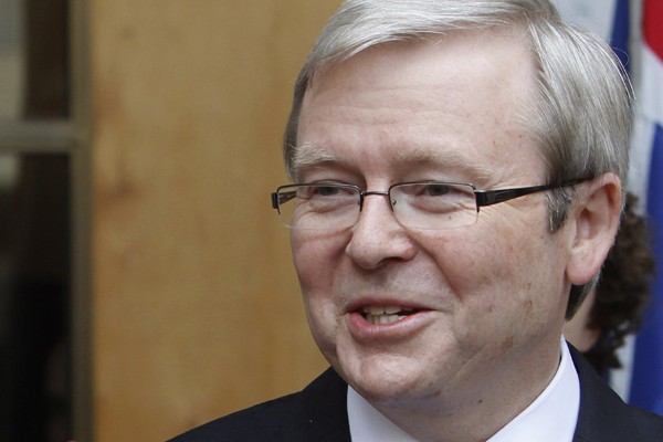 Cựu Thủ tướng Úc Kevin Rudd vào viện