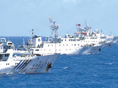 Bốn tàu hải giám Trung Quốc tuần tra trên Biển Đông