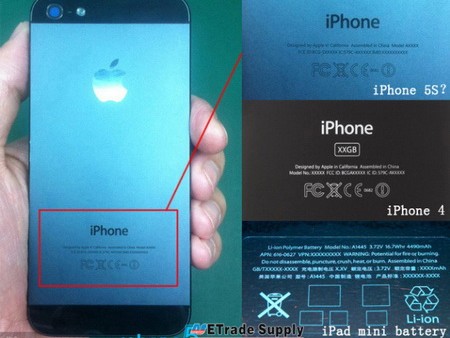 Hé lộ các hình ảnh đầu tiên phiên bản iPhone 5S