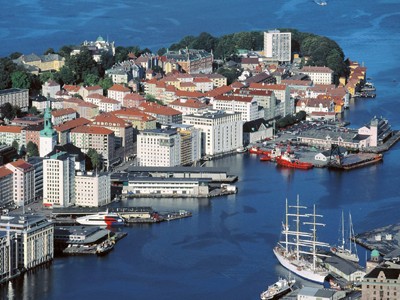 Một góc Bergen - thành phố lớn thứ 2 của Na Uy. Ảnh: Vsoftgroup