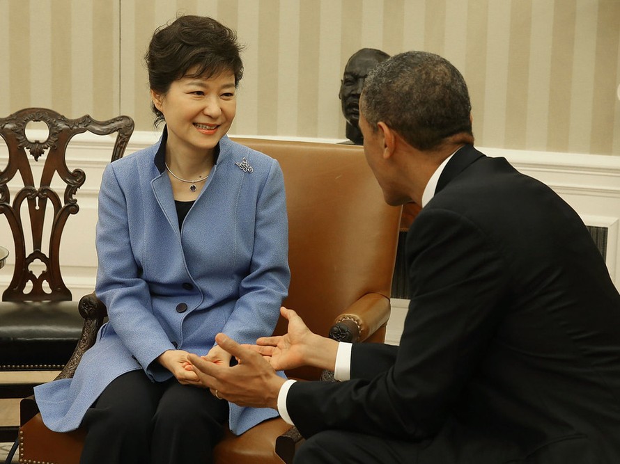 Tổng thống Hàn Quốc Park Geun Hye và Tổng thống Mỹ Barack Obama