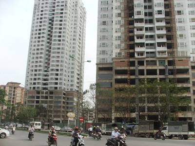 Khu đô thị Đông Nam Trần Duy Hưng đã 3 lần điều chỉnh quy hoạch Ảnh: Minh Tuấn