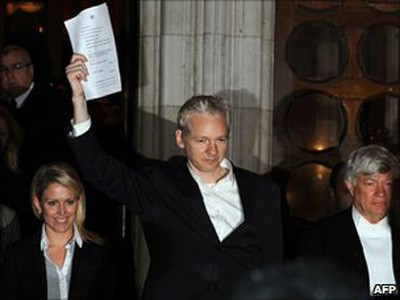 Ông chủ Wikileaks đang đấu tranh chống dẫn độ từ Anh sang Thụy Điển