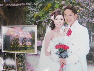 Vợ chồng Nguyễn Xuân Tuyền - Nguyễn Thị Tươi trong ngày cưới