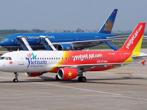 Chim va vào máy bay VietJetAir