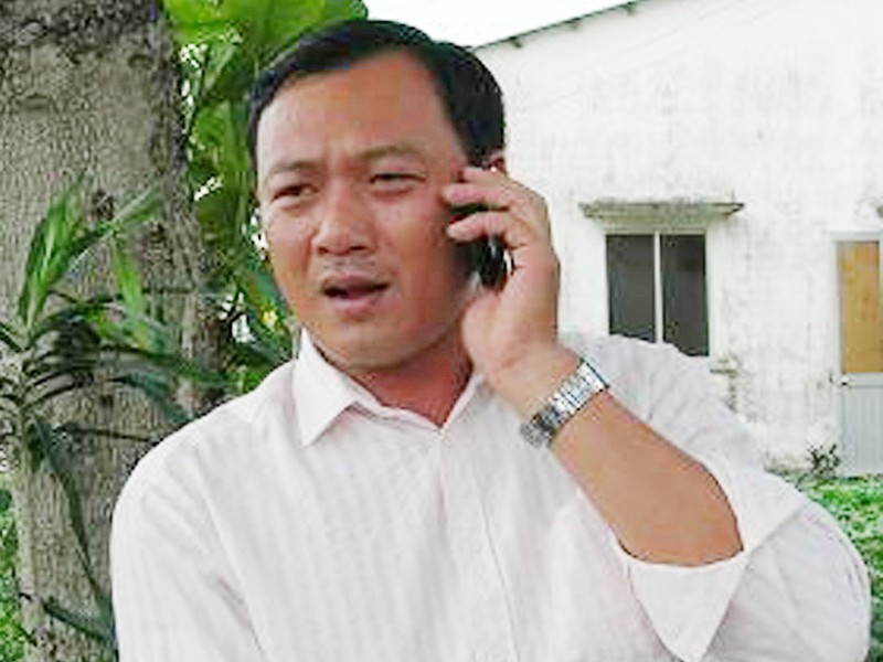 Phó công an xã Huỳnh Tấn Hải Ảnh: Tuấn Anh