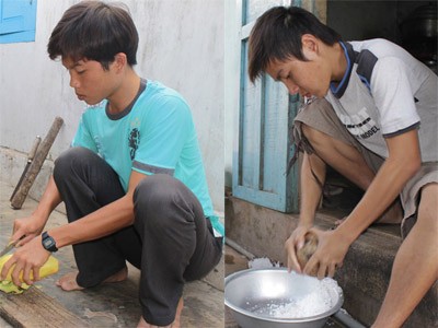 Ba học trò nghèo ở đảo Phú Quý