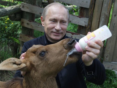 Tổng thống Nga Putin yêu quý động vật