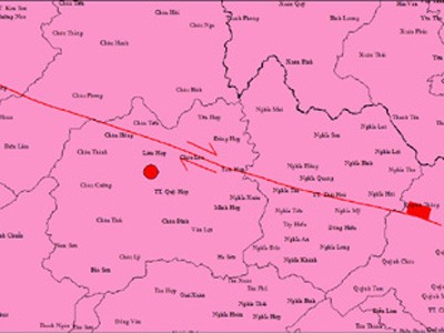 Động đất liên tiếp tại Nghệ An