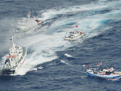 Tám tàu Nhật Bản đuổi tàu Đài Loan khỏi Senkaku