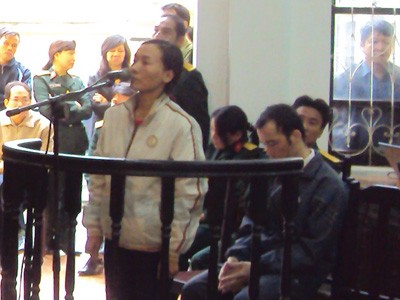 Bị cáo Thuận trong phiên phúc thẩm