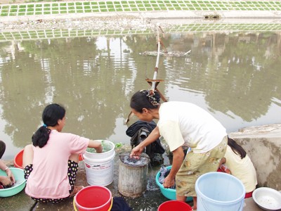 Tỷ lệ thất thoát nước ở Hà Nội và TPHCM lên đến 40% Ảnh: Hồng Vĩnh