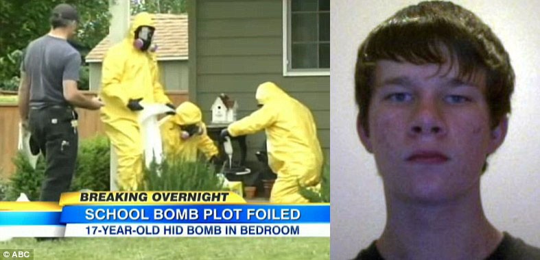 ‘Soi’ 6 quả bom của thanh niên Mỹ âm mưu khủng bố